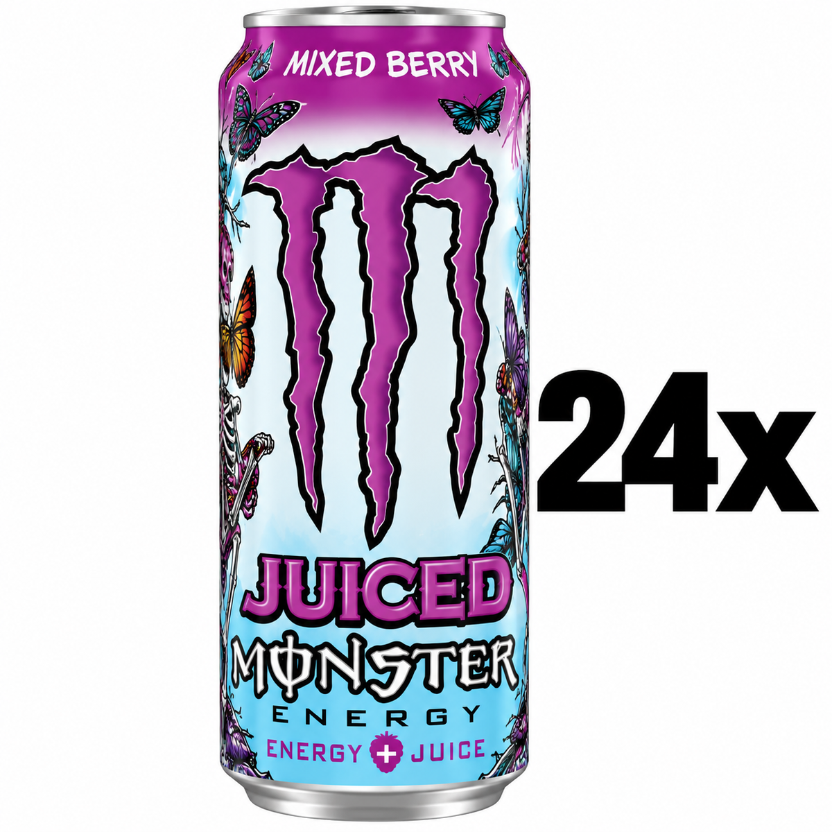24x Monster Energy Juiced Mixed Berry 500ml – Energy + Juice – inkl. 6€ Pfand