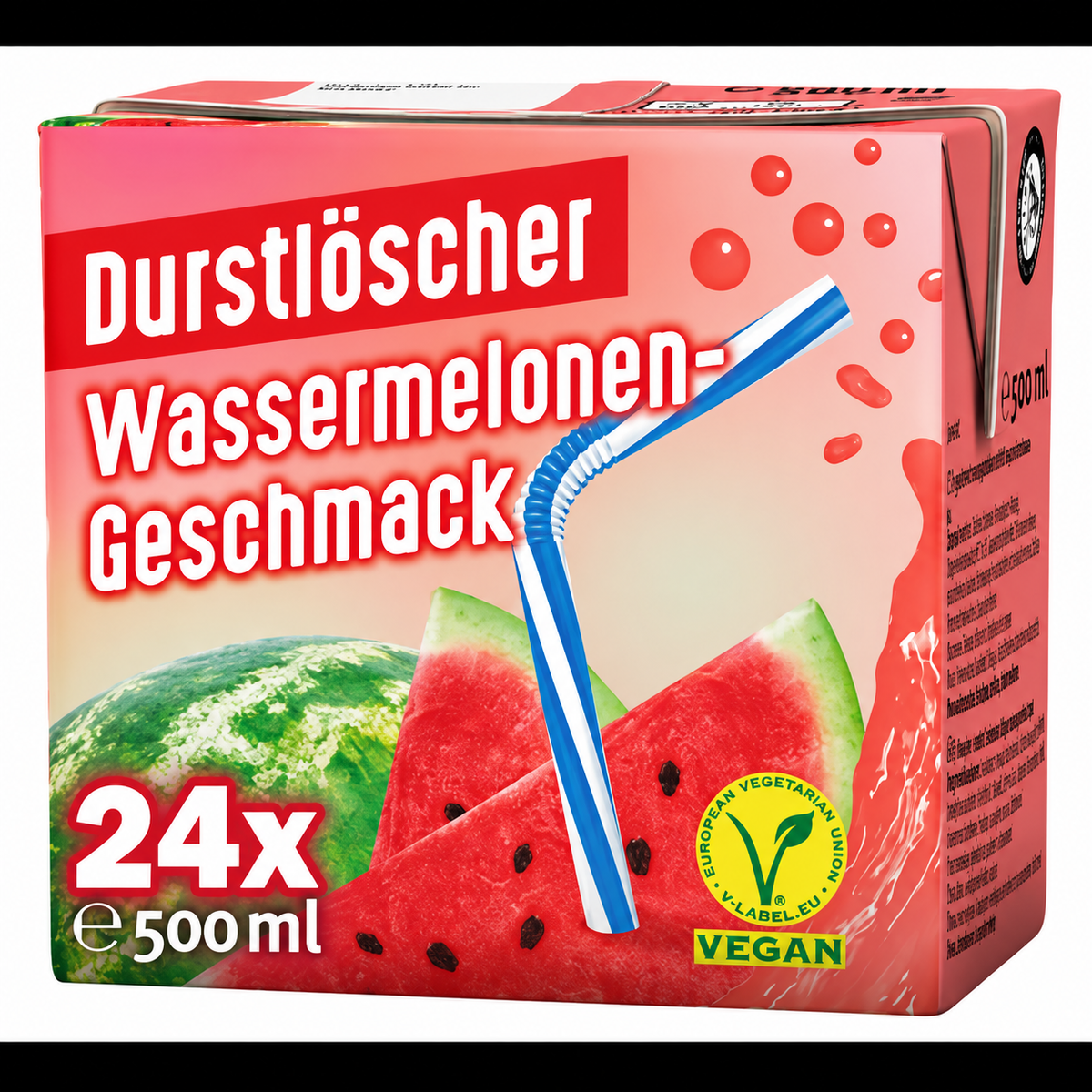 24x Durstlöscher Durstlöscher Wassermelone 500ml - (24x 500ml)