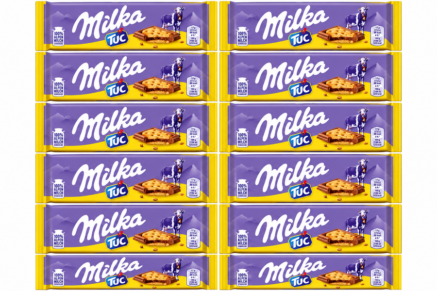 12x Milka TUC 87g - (12x 87g) Schokolade Vorratspack