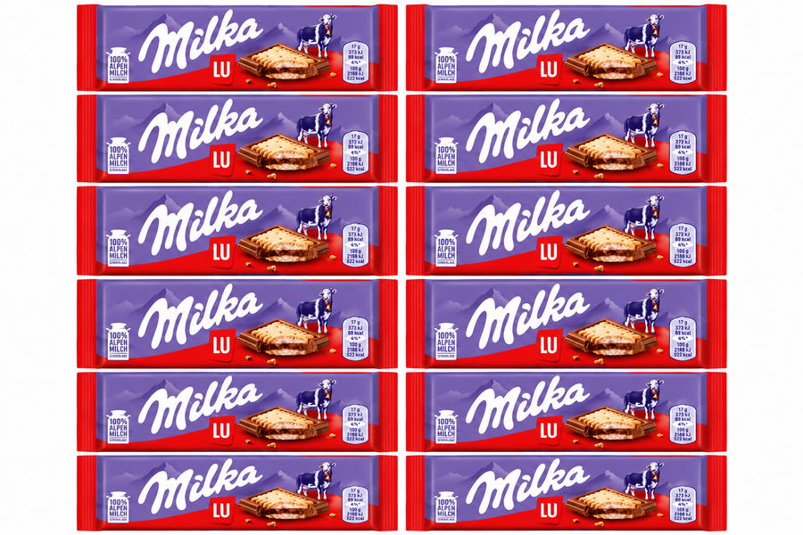 12x Milka LU 87g - (12x 87g) Schokolade Vorratspack