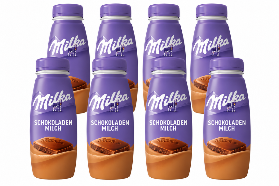 8x Milka Schokoladen Milch 250ml – (8x 250ml) inkl. 2€ Pfand