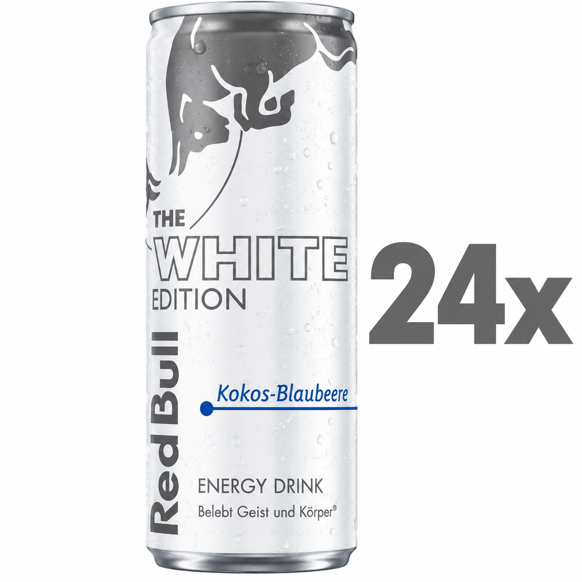 24x Red Bull White Edition Kokos-Blaubeere 250ml – (24x 250ml) inkl. 6€ Pfand