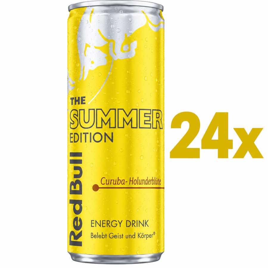 24x Red Bull Summer Edition Curuba-Holunderblüte 250ml – (24x 250ml) inkl. 6€ Pfand