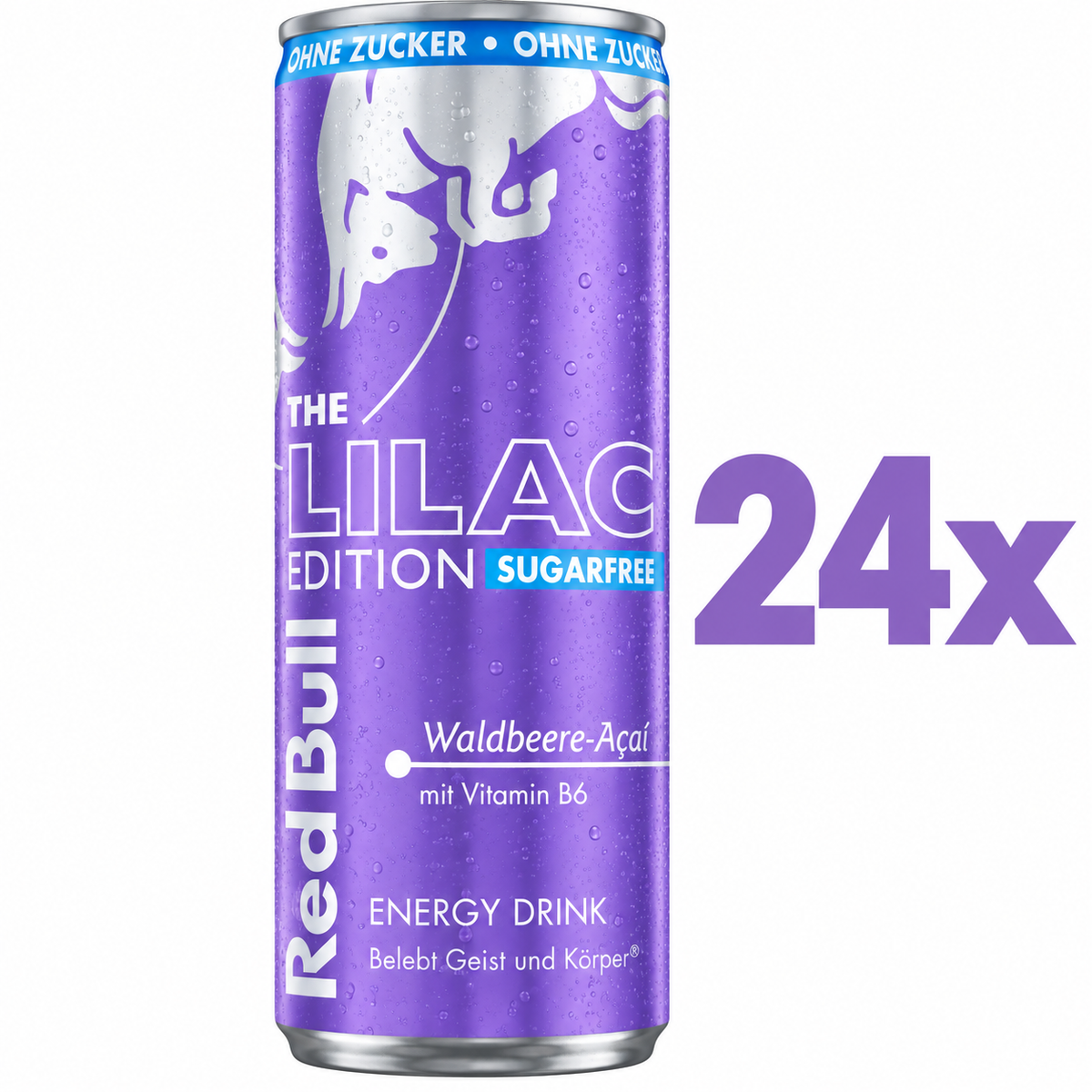 24x Red Bull Lilac Edition Sugarfree Waldbeere-Açaí 250ml – (24x 250ml) inkl. 6€ Pfand