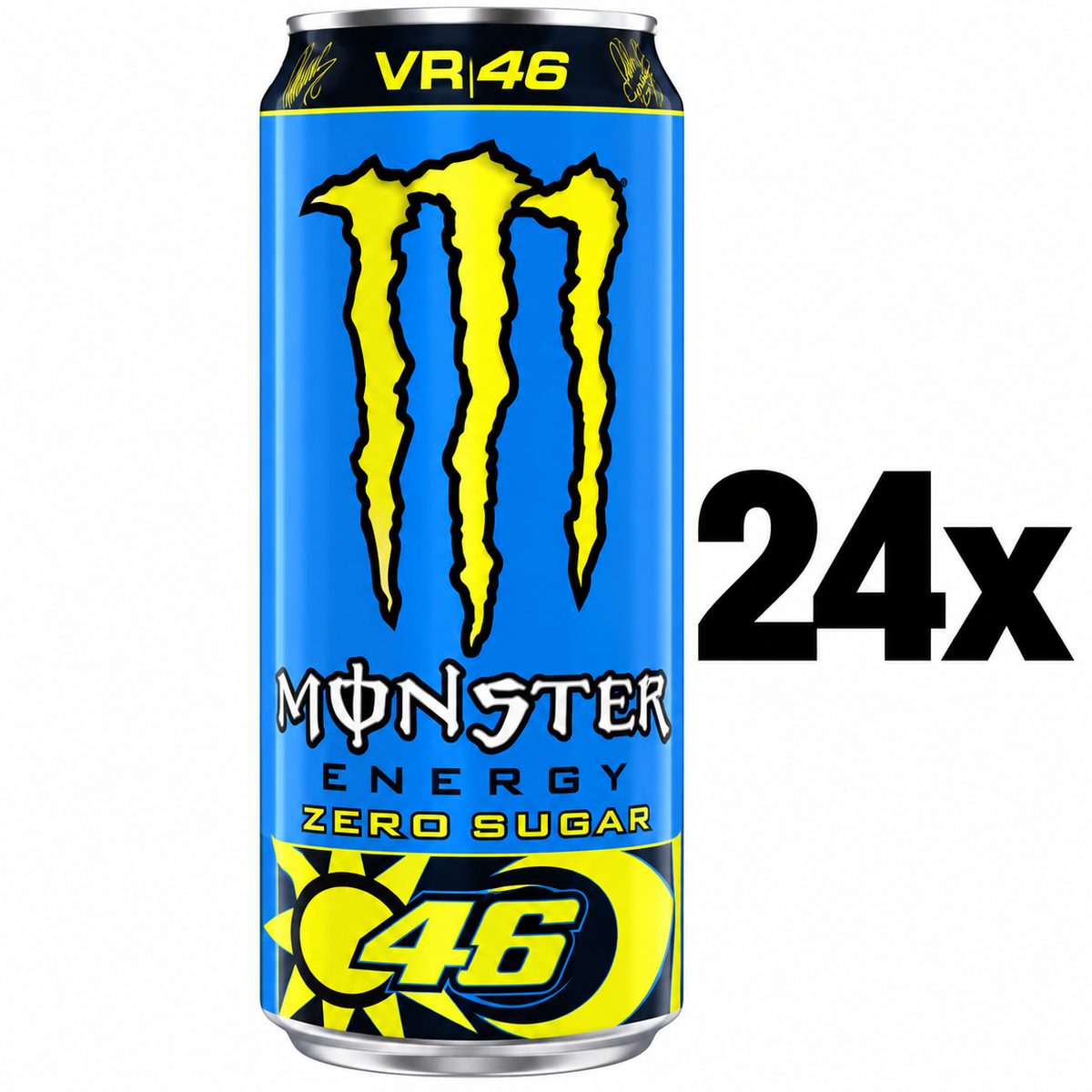 24x Monster Energy VR46 Zero Sugar 500ml – Valentino Rossi Edition – inkl. 6€ Pfand