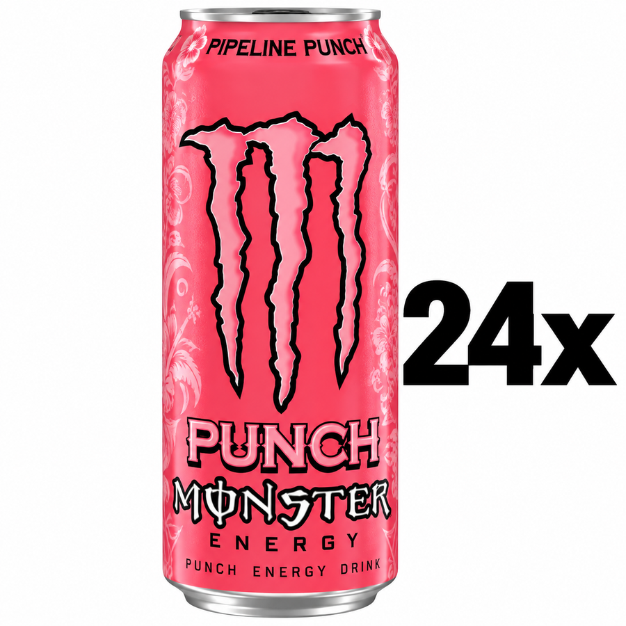 24x Monster Energy Pipeline Punch 500ml – Punch Energy – inkl. 6€ Pfand