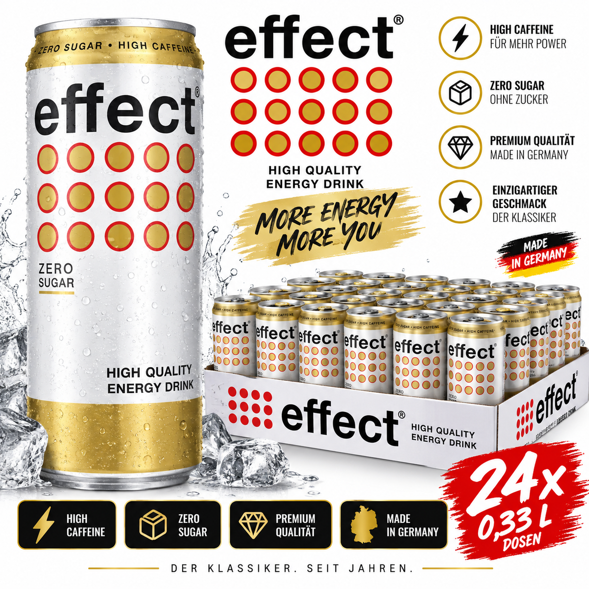 24x effect® Energy Drink Original – 24er Pack inkl. 6€ Pfand